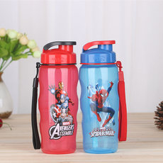 Герметичная бутылка 正品乐扣乐扣蜘蛛侠苏菲亚儿童水杯学生塑料水壶杯子hpp727/726ds