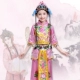 Trang phục trẻ em Peking Opera trang phục múa Xiaohongniang Xiaohua Dan Qiaohuadan drama hiệu suất quần áo drama trang phục