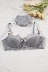 Victoria gợi cảm ren mỏng cotton áo ngực cỡ lớn nửa cốc DE bra đồ lót tập hợp hình dạng để thu thập sữa - Bộ đồ lót