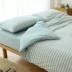 Trong tai của chiếc chăn bông bốn sọc đan tốt, trải giường bằng vải bông cotton Tân Cương Tianzhu - Bộ đồ giường bốn mảnh