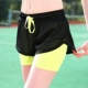 New anti-light giả hai mảnh quần short thể thao nữ mùa hè kích thước lớn lỏng quần thể dục sinh viên chạy nhanh khô quần