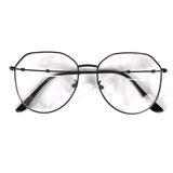 Ретро универсальные металлические очки, в корейском стиле, простой и элегантный дизайн