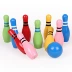 Trẻ em mới của gỗ rắn bowling đồ chơi bằng gỗ bộ lớn mẫu giáo bé trong nhà hoạt động thể thao phù hợp với Quả bóng bowling