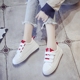 Velcro giày trắng nữ 2018 mùa xuân mới sinh viên Hàn Quốc giày vải phẳng giày hoang dã giày thường Plimsolls