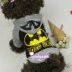 Batman hai chân áo len mùa thu và mùa đông Teddy Bear Xiulan Nai Superman hai chân Quần áo chó Pug trang phục mèo mùa thu - Quần áo & phụ kiện thú cưng