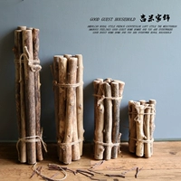 Американские сельские сельские деревянные ветви Bundle Bark Wood Stick Diy Декоративная стрельба реквизит