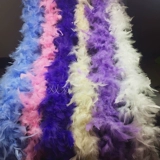 Перо -полоса пленка индейка перья перья перо шарф букет упаковка сцены свадебное украшение свадебное платье затягивание хвост