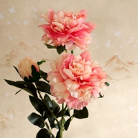 Nếu đám mây hoa mẫu đơn lớn hoa giả trang trí hoa phòng khách bình hoa trang trí sàn hoa bó hoa trưng bày chèn hoa khô - Trang trí nội thất phụ kiện trang trí bàn làm việc