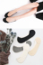 Nông miệng nữ mùa hè vớ vô hình chống mùa thu với màu sắc tinh khiết thuyền màu vớ peas giày vớ vớ mùa hè siêu mỏng Vớ mắt cá chân