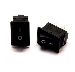 Лодочный черный ключ переключателя 15мм, 21мм, 250V