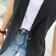 Bộ vest vest nữ mùa xuân và mùa thu Hàn Quốc thời trang áo vest giảm béo mỏng vest nhỏ trong bộ vest dài tay thoi trang nu Áo vest