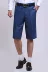 Mùa hè trung niên của nam giới phù hợp với quần short linen phần mỏng miễn phí hot cao eo squat loose cắt quần với vành đai khóa Suit phù hợp