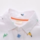 Trai ngắn tay áo mùa hè 2018 mới của Hàn Quốc bé áo sơ mi nam 1-2-3 tuổi trẻ em trai của Tops áo sơ mi kiểu cho bé gái Áo sơ mi