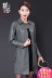 Mùa thu đông 2017 Áo khoác da nữ bằng da Hained trong phần dài Phiên bản Hàn Quốc mỏng của áo khoác da cừu mỏng áo da nữ đẹp Quần áo da