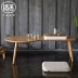 nhà Orange sáng tạo tre gỗ nội thất bàn cà phê giản dị đa chức năng ban phân tatami bàn cà phê cửa sổ vịnh - Bàn trà