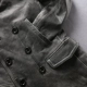 Áo khoác da AVFLY dành cho nam áo khoác da hai dây ngực lớn - Quần áo lông thú