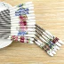 Hàn Quốc xương Trung Quốc gốm xử lý đũa thép không gỉ hộ gia đình chống trượt kim loại di động đũa bộ đồ ăn gia đình bộ 10 cặp - Đồ ăn tối Đồ ăn tối