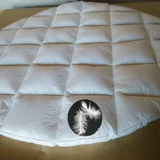Высокий индивидуальный многофункциональный вниз по перьям круглая кровать матрас татами матрас -утиная подушка с утиной.