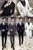 Phiên bản nam Hàn Quốc của bộ đồ vest ba mảnh phù hợp với Slim England chú rể váy cưới chú rể thủy triều nam sinh viên nhỏ phù hợp