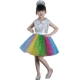 Trẻ em mới của công chúa váy trẻ em của fluffy váy cô gái hiện đại trang phục múa sequins váy đầy màu sắc điệp khúc phù hợp với