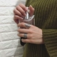 S925 sterling bạc retro Thái bạc vòng Hàn Quốc tính khí đơn giản sáng tạo lá nhẫn phóng đại mở người đàn ông và phụ nữ nhẫn Nhẫn