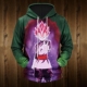 Dragon Ball Tôn Ngộ Không Áo Len Anime Quần Áo Nam Dragon Ball Siêu Áo Khoác Mùa Thu Siêu Saiyan Vegeta Set Head hoodie hồng nam Áo len