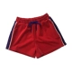 Mát Hàn Quốc phiên bản của các bên của băng sáng lụa đan thể thao quần short nữ mùa hè đàn hồi eo lỏng quần chân rộng mỏng quần nóng Quần short