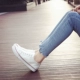 Giày vải siêu lửa nữ 2017 mới phong cách Harajuku ulzzang hoang dã sinh viên chic phiên bản Hàn Quốc của đôi giày ván nhỏ màu trắng