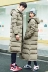Mùa thu và mùa đông mặc người đàn ông mới bông áo khoác những người yêu thích Hàn Quốc thường áo dài phần trên đầu gối dày bông áo khoác áo khoác thủy triều