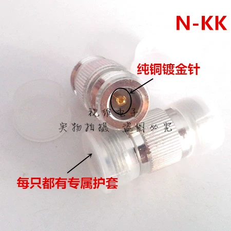 Передача соединения n-kk n голова от матери к мать с двойным проходом N-типа двойной вагинальный внешний винт Внутреннее отверстие n-50 кк n двойная мать-головка