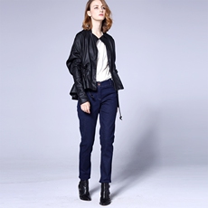 Кожаная куртка Европейский и американский одежда