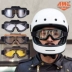 AMZ kính râm retro mũ bảo hiểm xe máy Kính Harley off-road thí điểm đầu máy kính râm - Xe máy Rider thiết bị đồ bó gối Xe máy Rider thiết bị