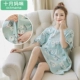 Phụ nữ mang thai nightdress nữ mùa hè cotton ngắn tay phần mỏng mang thai loose £ 200 cộng với phân bón XL cho con bú đồ ngủ váy mặc nhà mùa hè Đêm đầm