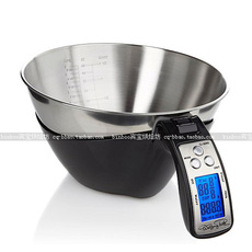 Весы 宾宝烘焙/出口欧洲精密形分体量杯1500ml/48oz数显烘焙电子称量秤