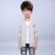 Nam giới và phụ nữ trẻ em mùa xuân và mùa hè bông cardigan Hàn Quốc phiên bản của điều hòa không khí hoang dã dịch vụ chống nắng quần áo trong cậu bé lớn bông mỏng áo
