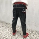 Quần jean bé trai màu đen 2019 phiên bản mới của Hàn Quốc cho bé quần dài đơn giản Quần dài co giãn chân thủy triều - Quần jean Quần jean