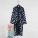 Mu Le Society Nhật Bản cotton dài yukata kimono dịch vụ nhà đồ ngủ áo ngủ yếu tố Trung Quốc và gió mùa hè đồ ngủ nữ mùa đông Night Robe