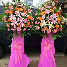 Свадебная корзина под цветы 开业花篮乔迁商务庆典会议开张用全国同城鲜花速递北京南京武汉