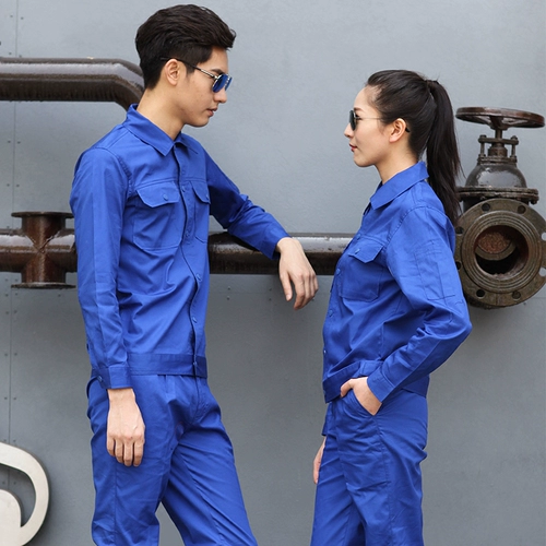 Хлопковый синий комбинезон, тонкий лонгслив