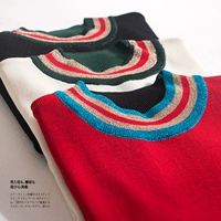 Весенний трикотажный свитер с круглым воротником, трикотажная футболка, 2019, тренд сезона