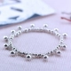 1BY1 gốc 925 sterling bạc hạt chuông tua rua vòng chân nữ boho retro dân tộc tươi phiên bản Hàn Quốc - Vòng chân