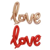 Алюминиевый фильм Connective Love Balloon Ball Ball Balloon Ball Ball Wedding Wedding Brais Baid Baid День рождения декоративный воздушный шар