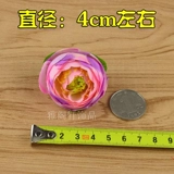 Новые маленькие чайные бутоны и бутоны розовых бутонов Diy Hair Clip обувь украшать цветы.