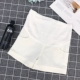 Phụ nữ mang thai phù hợp với mùa hè Hàn Quốc phiên bản mới ngắn tay ren thêu vòng cổ phụ nữ mang thai búp bê áo dạ dày lift shorts hai mảnh