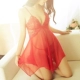 Siêu mỏng sexy quan điểm đồ ngủ của phụ nữ kích thước lớn tulle treo váy chia nightdress đồ lót trong suốt mềm mại và thoải mái đồ lót