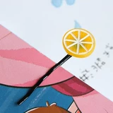 Apple, милые детские шпильки для волос, аксессуар для волос, заколка для волос, в корейском стиле