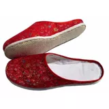 Dahong Подличная старая пекинская ручная ручная ручная работы тысяча базовая ткань обувь удобная и дышащая ткань нижняя обувь женская домашняя туфли тапочки