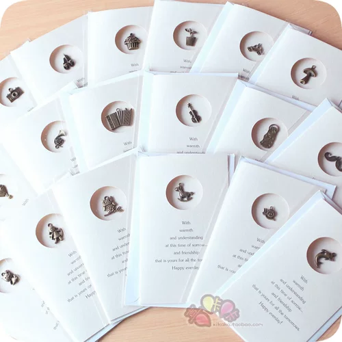 Бронзовая ретро белая свежая открытка, карточки, делается под заказ