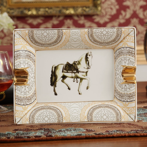 Классическая креативная модная большая пепельница для офиса, европейский стиль