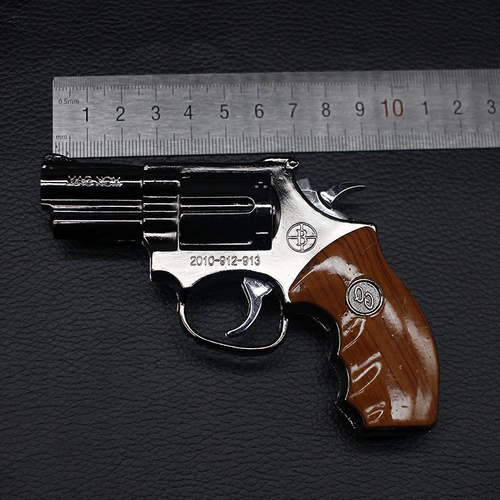 Маленький игрушечный пистолет, надувной металлический ветрозащитный револьвер